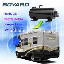 r407c r410a horizontal type rotary aircon compressor for roof mounted air-conditioner of rv recreation vehicle